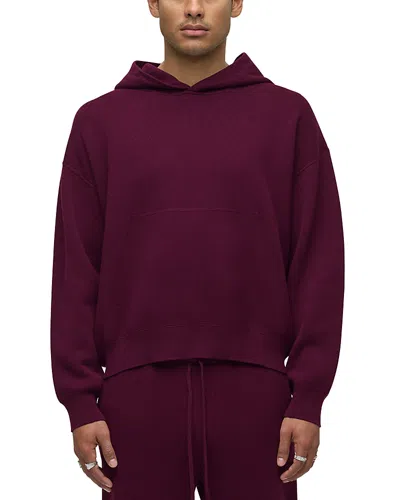 HUDSON COTTON CASHMERE DOUBLE KNIT HOODIE