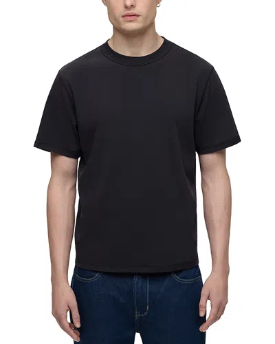 Hudson Jeans Heavyweight Cotton T-shirt In Forest Black