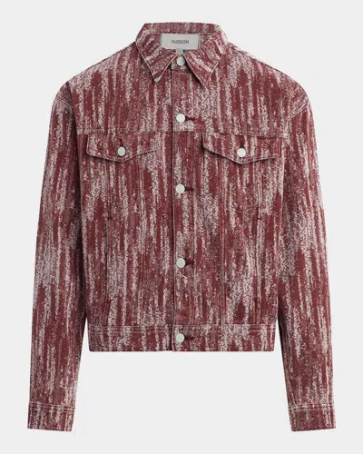 Hudson Cotton-blend Trucker Jacket In Napa