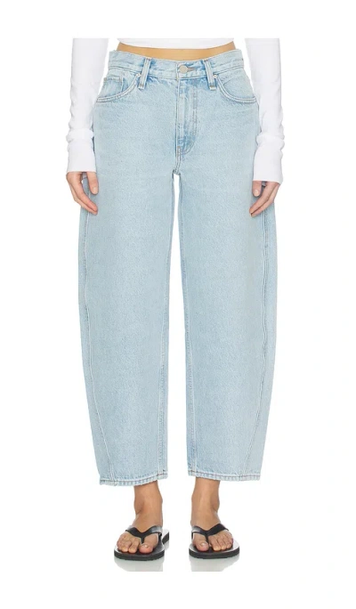 Hudson Courtney Mr. Baby Barrel Jeans In Metallic