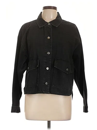 Pre-owned Hudson Denim Jacket In Black