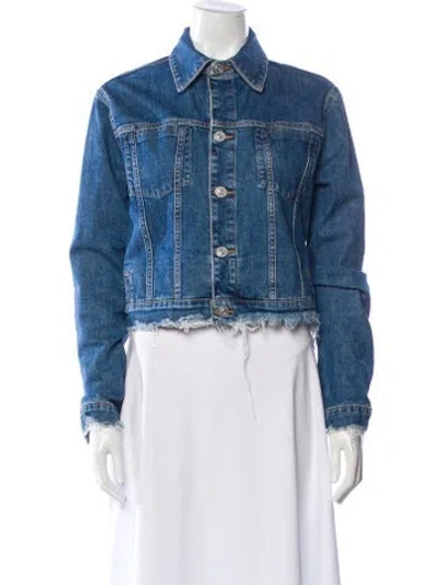 Pre-owned Hudson Denim Jacket In Blue