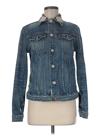 Pre-owned Hudson Denim Jacket In Blue