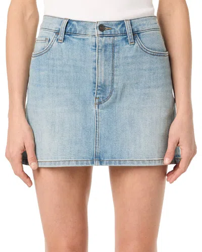 Hudson Jeans Denim Mini Skirt In Blue