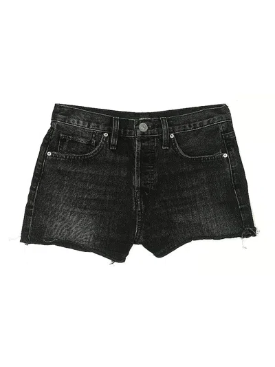 Pre-owned Hudson Denim Shorts In Black