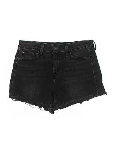 Pre-owned Hudson Denim Shorts In Black