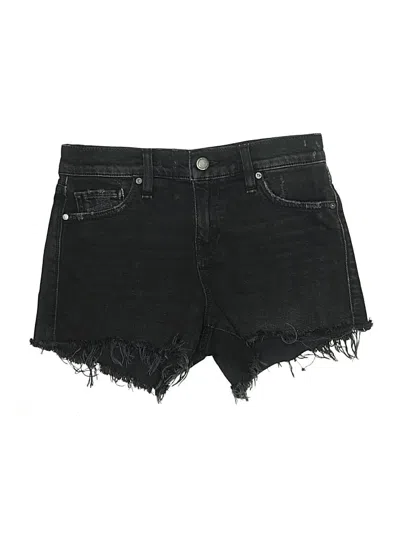 Pre-owned Hudson Denim Shorts In Black
