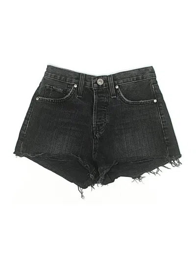 Pre-owned Hudson Denim Shorts In Black