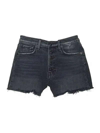 Pre-owned Hudson Denim Shorts In Black