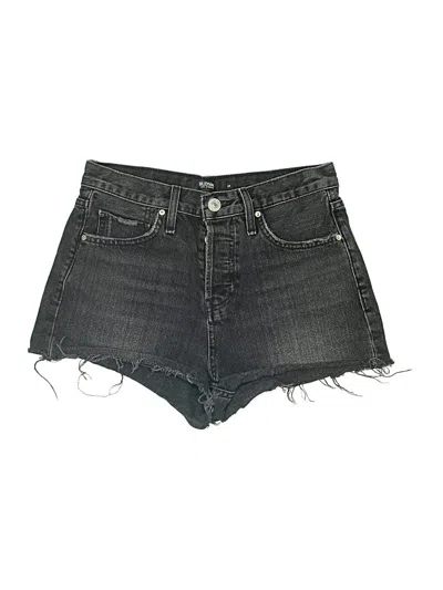 Pre-owned Hudson Denim Shorts In Black