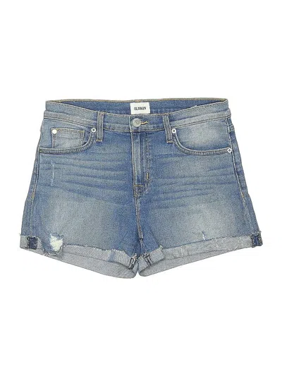 Pre-owned Hudson Denim Shorts In Blue