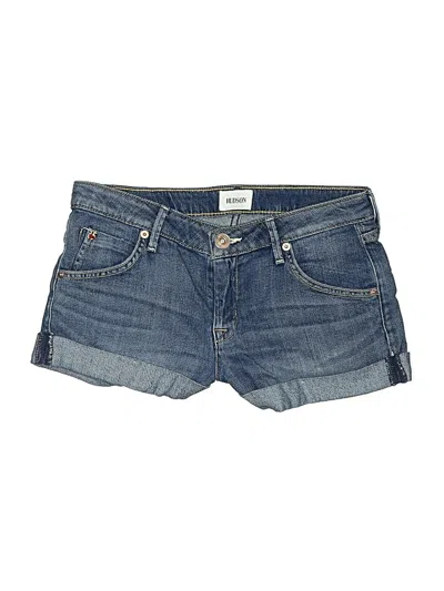Pre-owned Hudson Denim Shorts In Blue