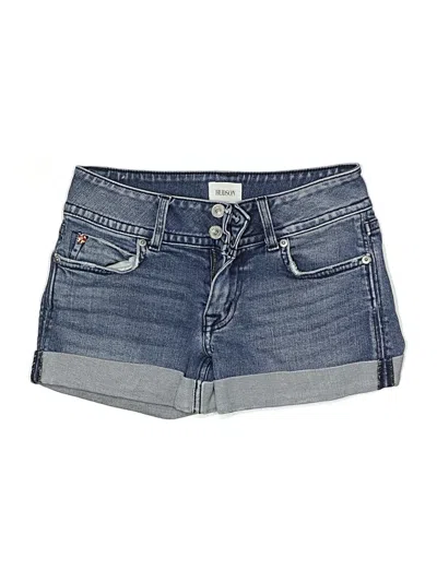Pre-owned Hudson Denim Shorts In Blue