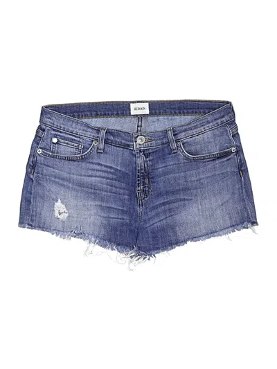 Pre-owned Hudson Denim Shorts In Blue