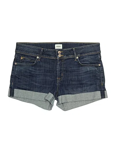 Pre-owned Hudson Denim Shorts In Blue