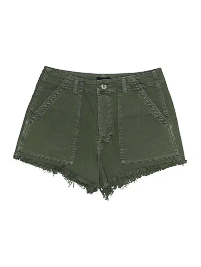 Pre-owned Hudson Denim Shorts In Green