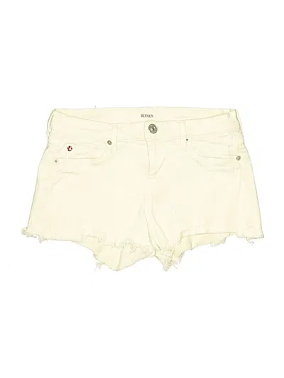 Pre-owned Hudson Denim Shorts In Ivory