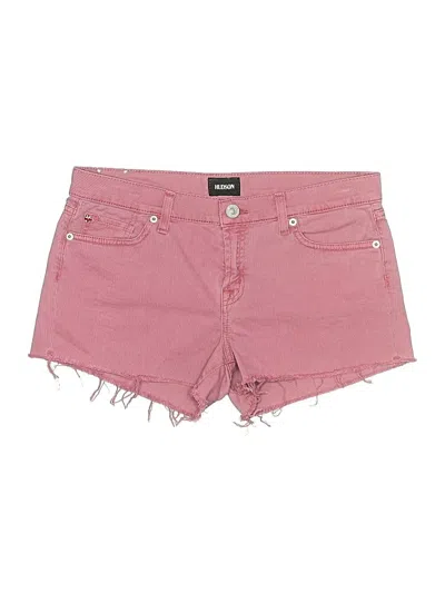 Pre-owned Hudson Denim Shorts In Pink