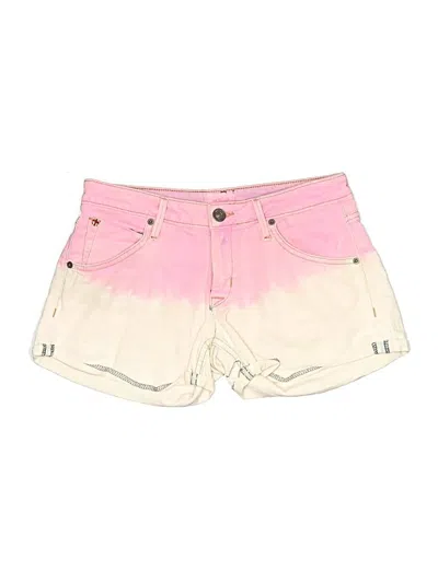 Pre-owned Hudson Denim Shorts In Pink
