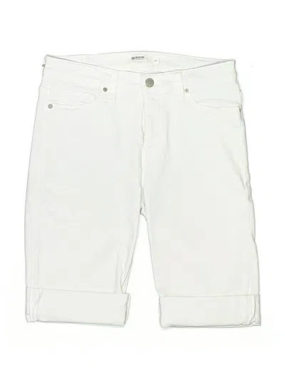 Pre-owned Hudson Denim Shorts In White