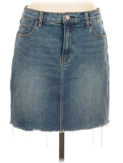Pre-owned Hudson Denim Skirt In Blue