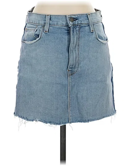 Pre-owned Hudson Denim Skirt In Blue