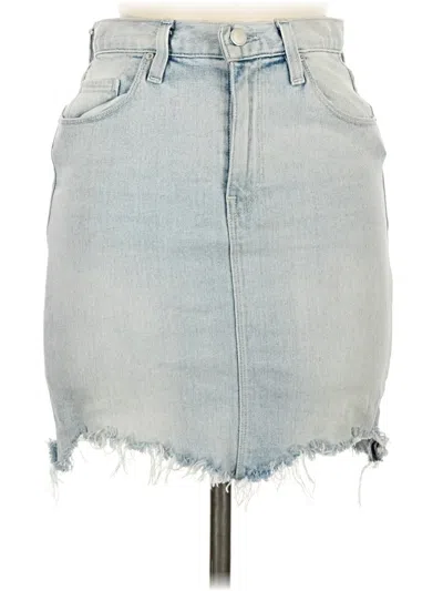 Pre-owned Hudson Denim Skirt In Blue