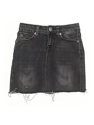 Pre-owned Hudson Kids' Denim Skirt In Gray