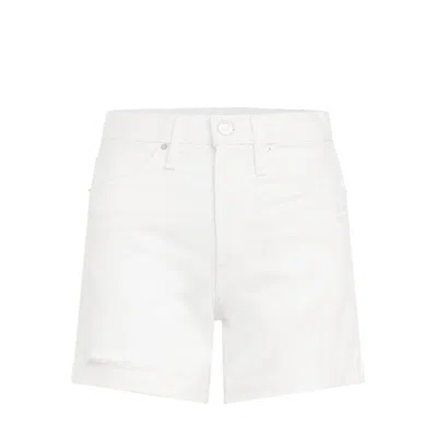 Hudson Devon High Rise Boyfriend Short With Cuff In White