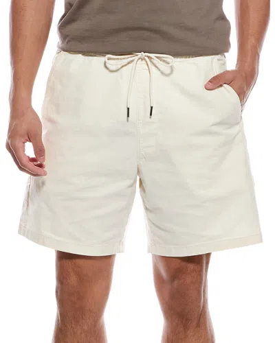 Hudson Drawstring Short In White