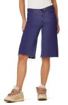 Hudson Jeans Freya Mid-rise Skater Short In Deep Wisteria Ombre