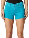 Hudson Gemma High Rise Jean Shorts In Jet Black In Multi