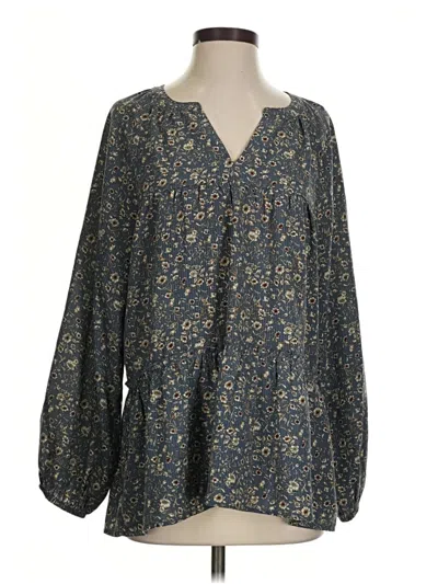Pre-owned Hudson Gray 3/4 Sleeve Blouse In Gray