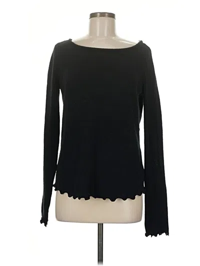 Pre-owned Hudson Gray Pullover Sweater In Black