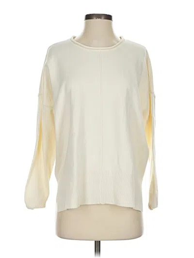 Pre-owned Hudson Gray Pullover Sweater In White