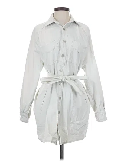 Pre-owned Hudson Gray Trenchcoat In White