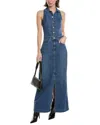 Hudson Jeans Halter Maxi Dress In Blue