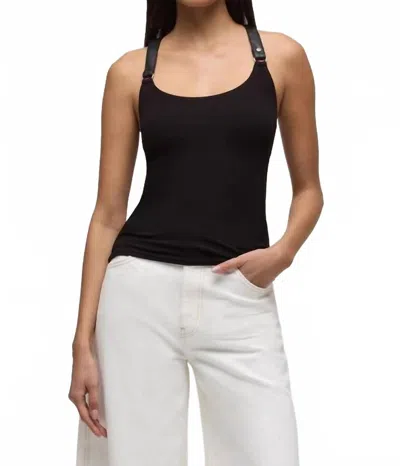 Hudson Harness Tank Top In Black