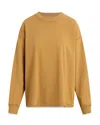 Hudson Jeans Crewneck Cotton Sweatshirt In Rust