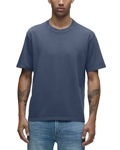 Hudson Jeans Heavyweight Cotton T-shirt In Blue