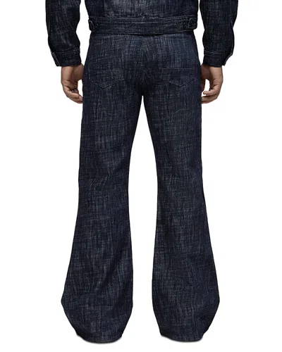 Hudson Hendrix Flare Cotton 33 Jeans In Normandy In Black