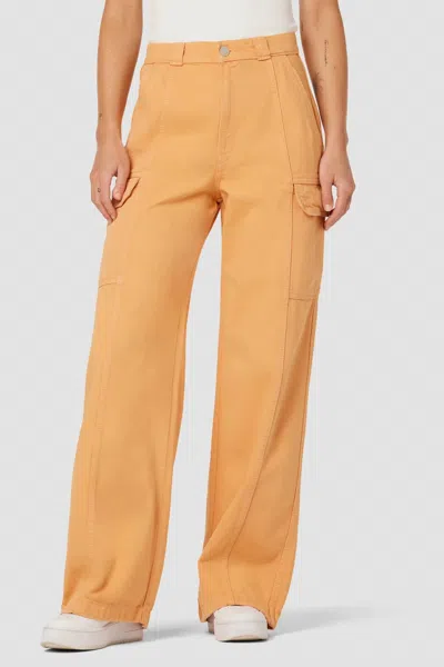 HUDSON HIGH-RISE WIDE LEG CARGO PANT IN CLAY