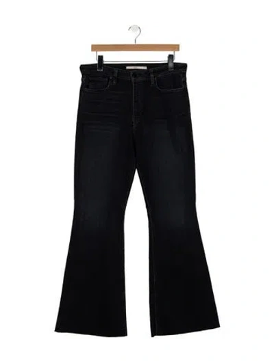 Pre-owned Hudson High-rise Flared Jeans In Blue