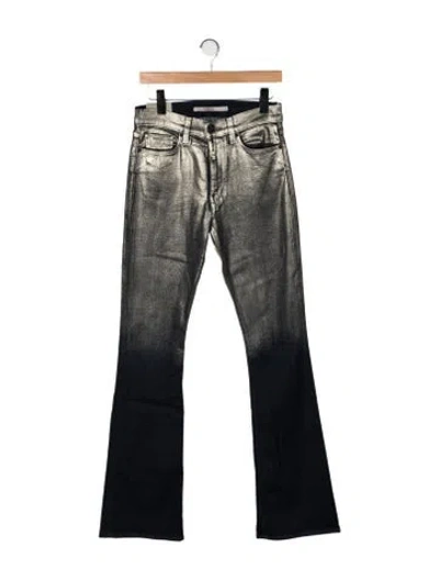 Pre-owned Hudson High-rise Flared Jeans W/ Tags In Green