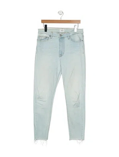 Pre-owned Hudson High-rise Skinny Leg Jeans In Blue
