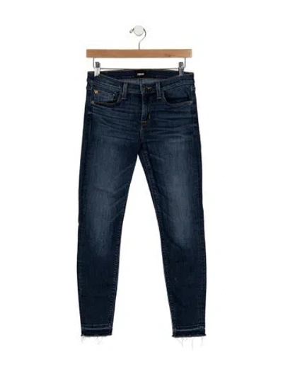 Pre-owned Hudson High-rise Skinny Leg Jeans In Blue