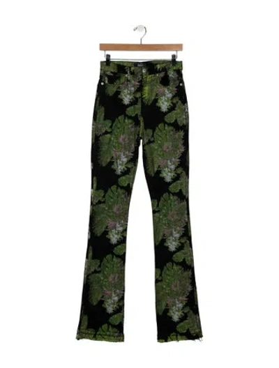 Pre-owned Hudson High-rise Straight Leg Jeans W/ Tags In Green