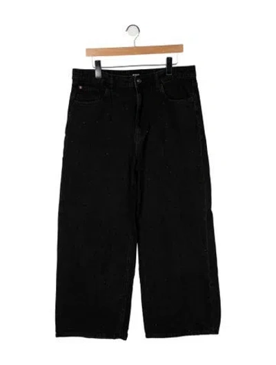Pre-owned Hudson High-rise Wide Leg Jeans In Multi