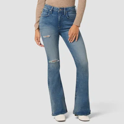 Hudson Holly High-rise Flare Petite Jean In Blue