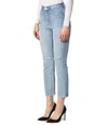 HUDSON HOLLY HIGH RISE STRAIGHT JEAN IN LIGHT WASH
